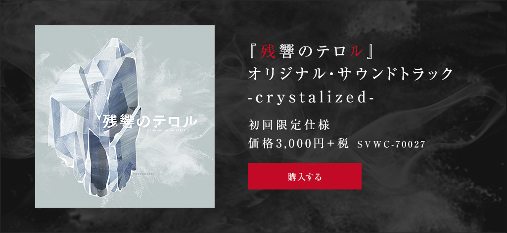 「残響のテロル」オリジナル・サウンドトラック　初回限定仕様　価格3000円+税
